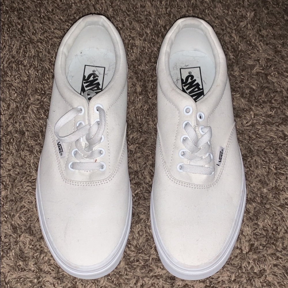 White Mens Vans